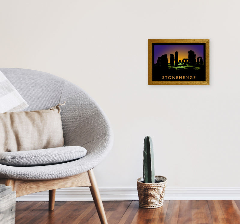Stonehenge Art Print by Richard O'Neill A4 Print Only