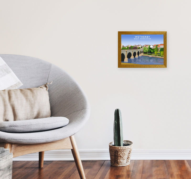 Wetherby West Yorkshire Digital Art Print by Richard O'Neill A4 Print Only