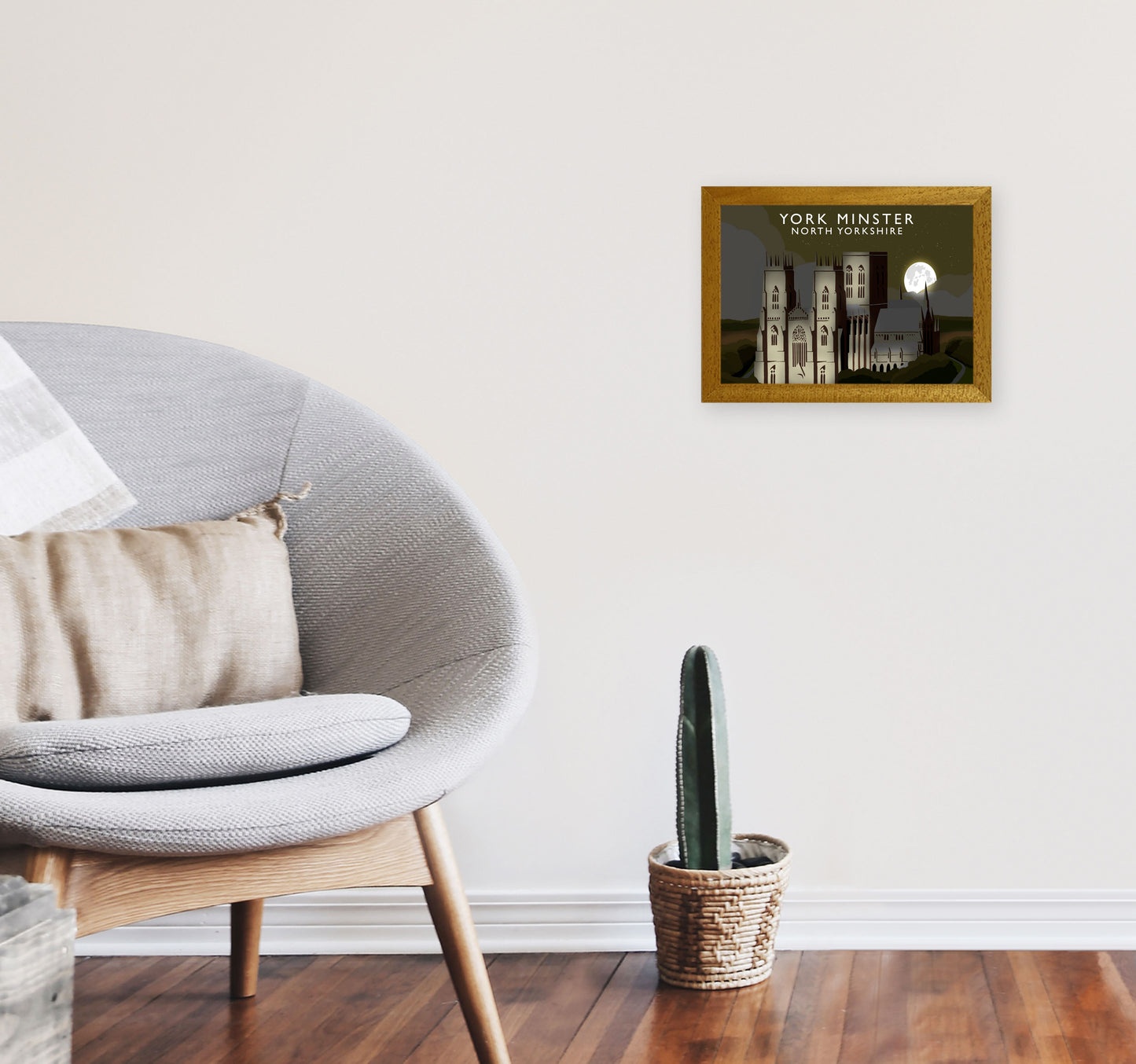 York Minster Framed Digital Art Print by Richard O'Neill A4 Print Only