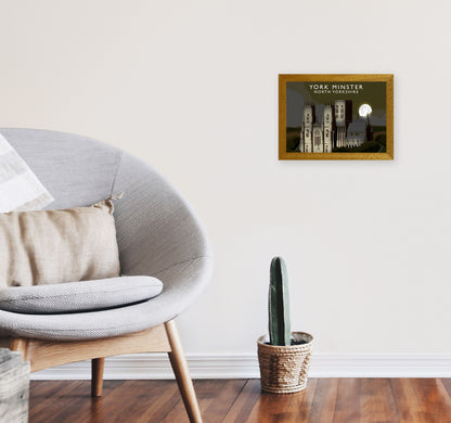York Minster Framed Digital Art Print by Richard O'Neill A4 Print Only