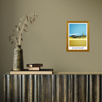Coatham portrait by Richard O'Neill A4 Oak Frame