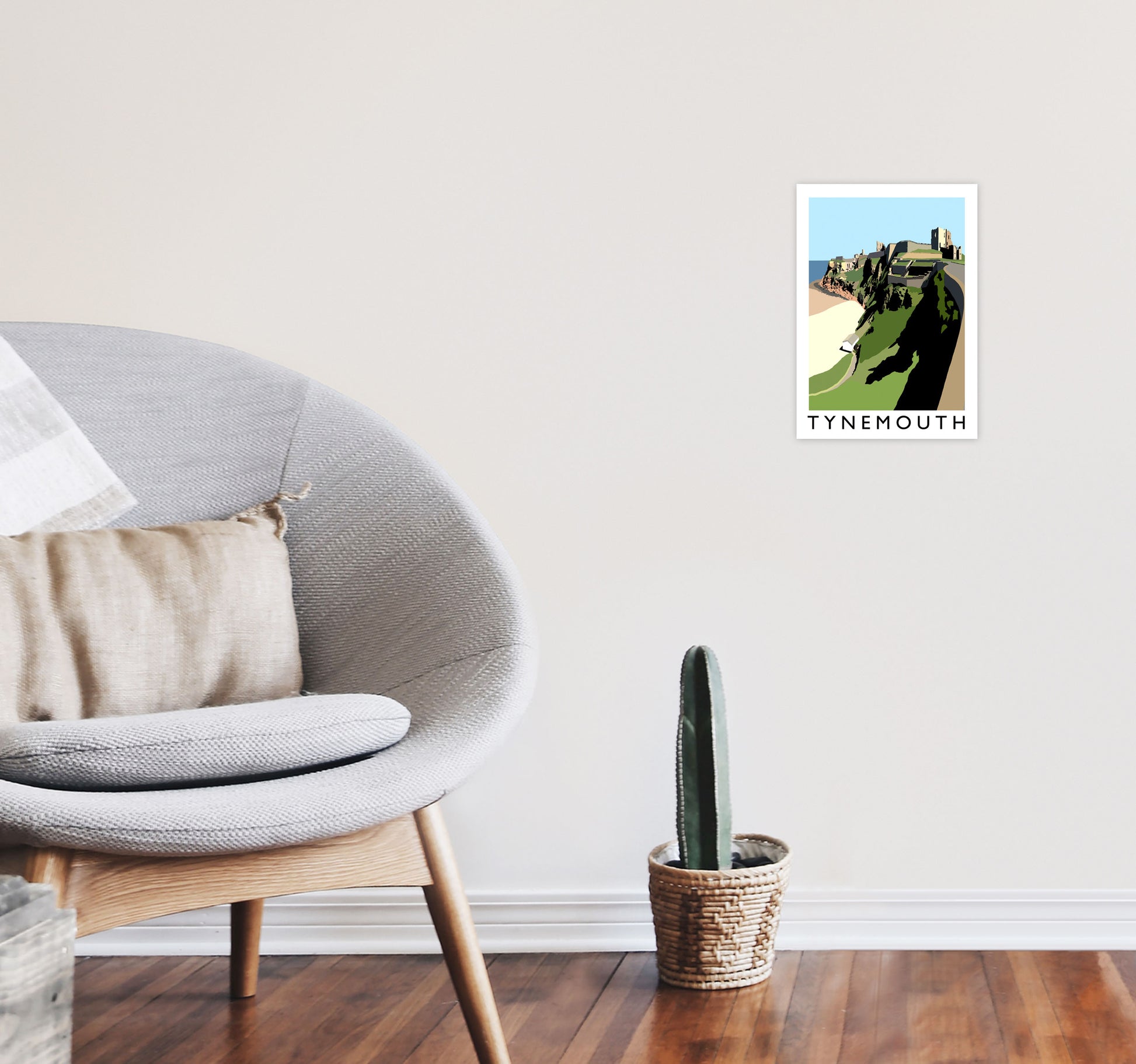 Tynemouth by Richard O'Neill A4 Black Frame