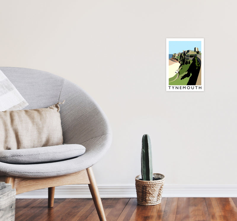 Tynemouth by Richard O'Neill A4 Black Frame
