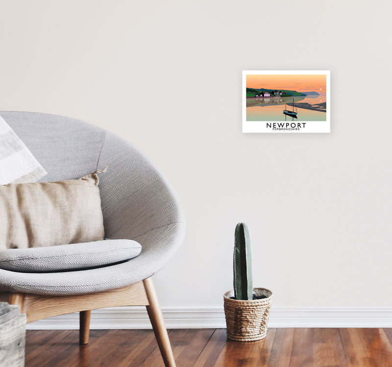 Newport by Richard O'Neill A4 Black Frame
