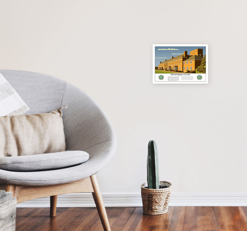 Askham Bryan College V2 by Richard O'Neill A4 Black Frame