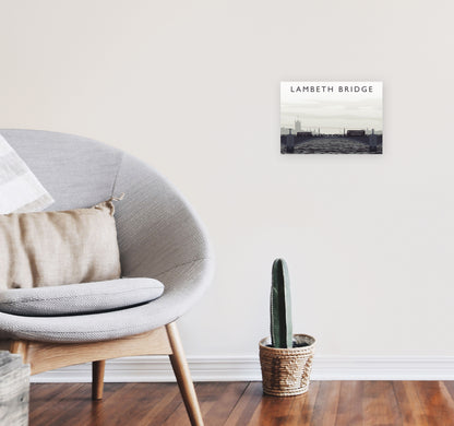 Lambeth Bridge by Richard O'Neill A4 Black Frame