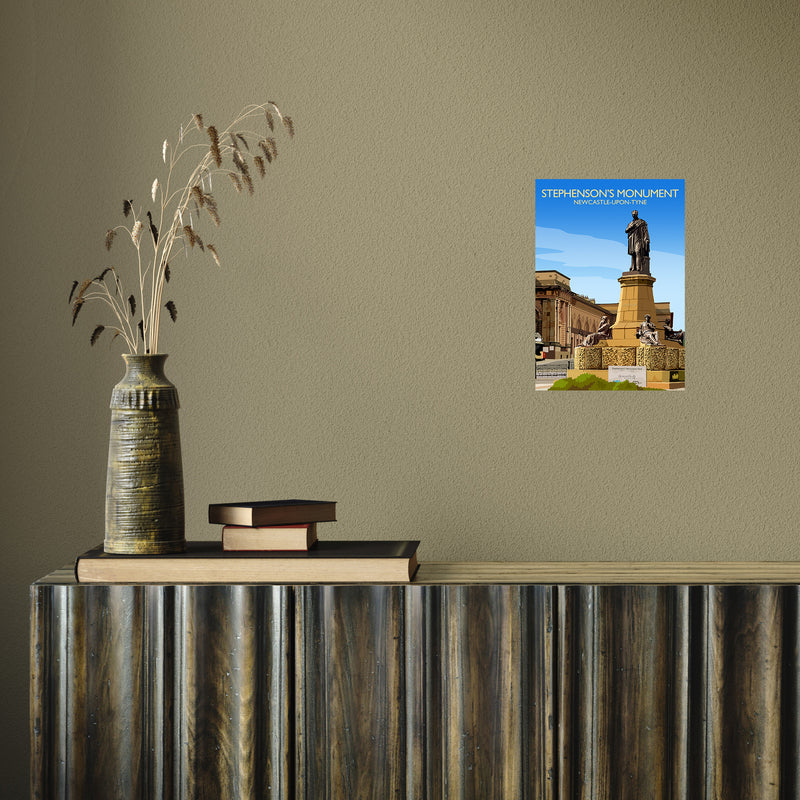 Stephenson's Monument by Richard O'Neill A4 Print Only