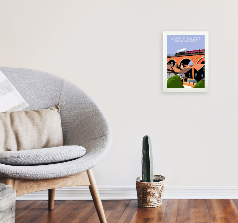 Yarm Viaduct by Richard O'Neill A4 Oak Frame