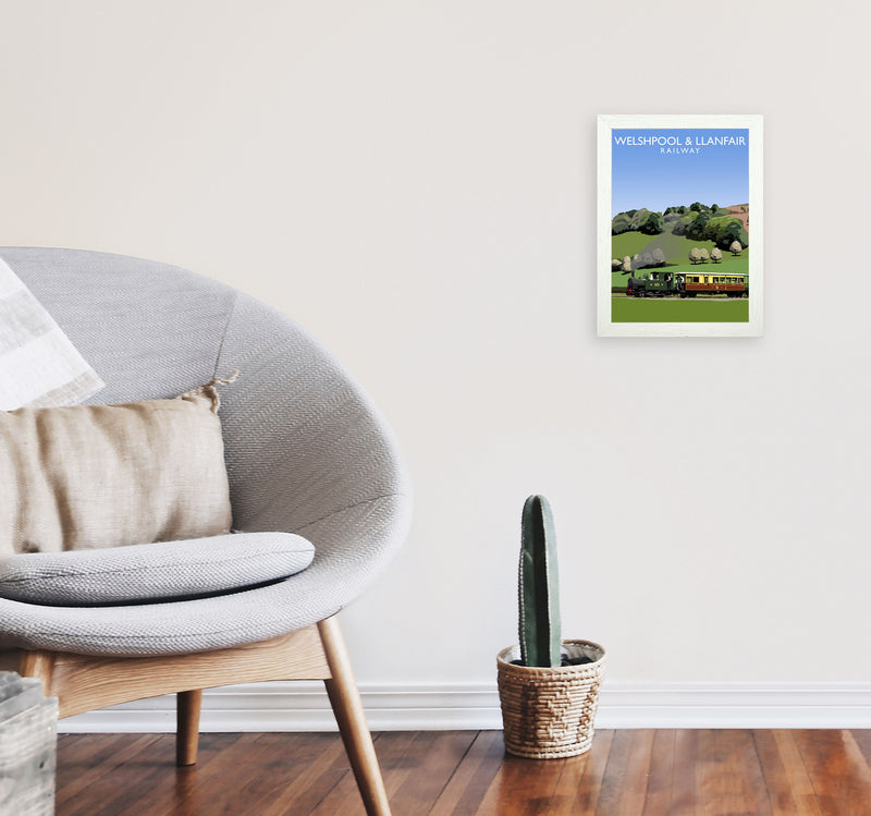 Welshpool & Llanfair by Richard O'Neill A4 Oak Frame