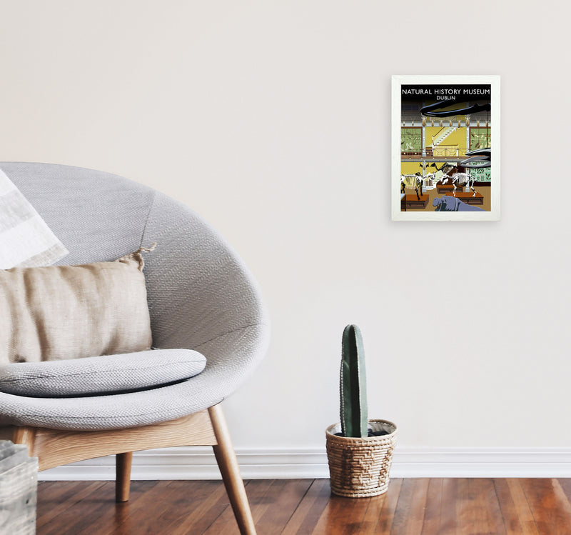 Natural History Musuem by Richard O'Neill A4 Oak Frame