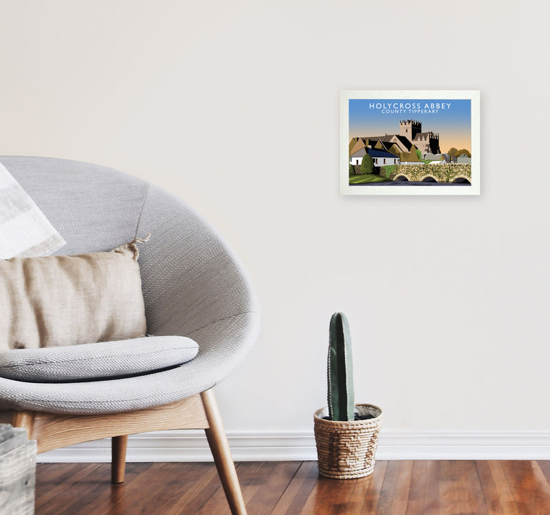 Holycross Abbey by Richard O'Neill A4 Oak Frame