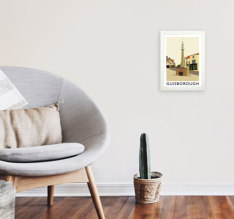 Guisborough Portrait by Richard O'Neill A4 Oak Frame