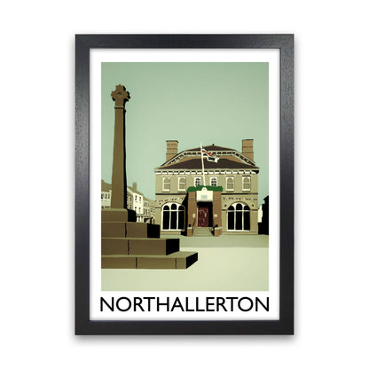 Northallerton Art Print by Richard O'Neill Black Grain