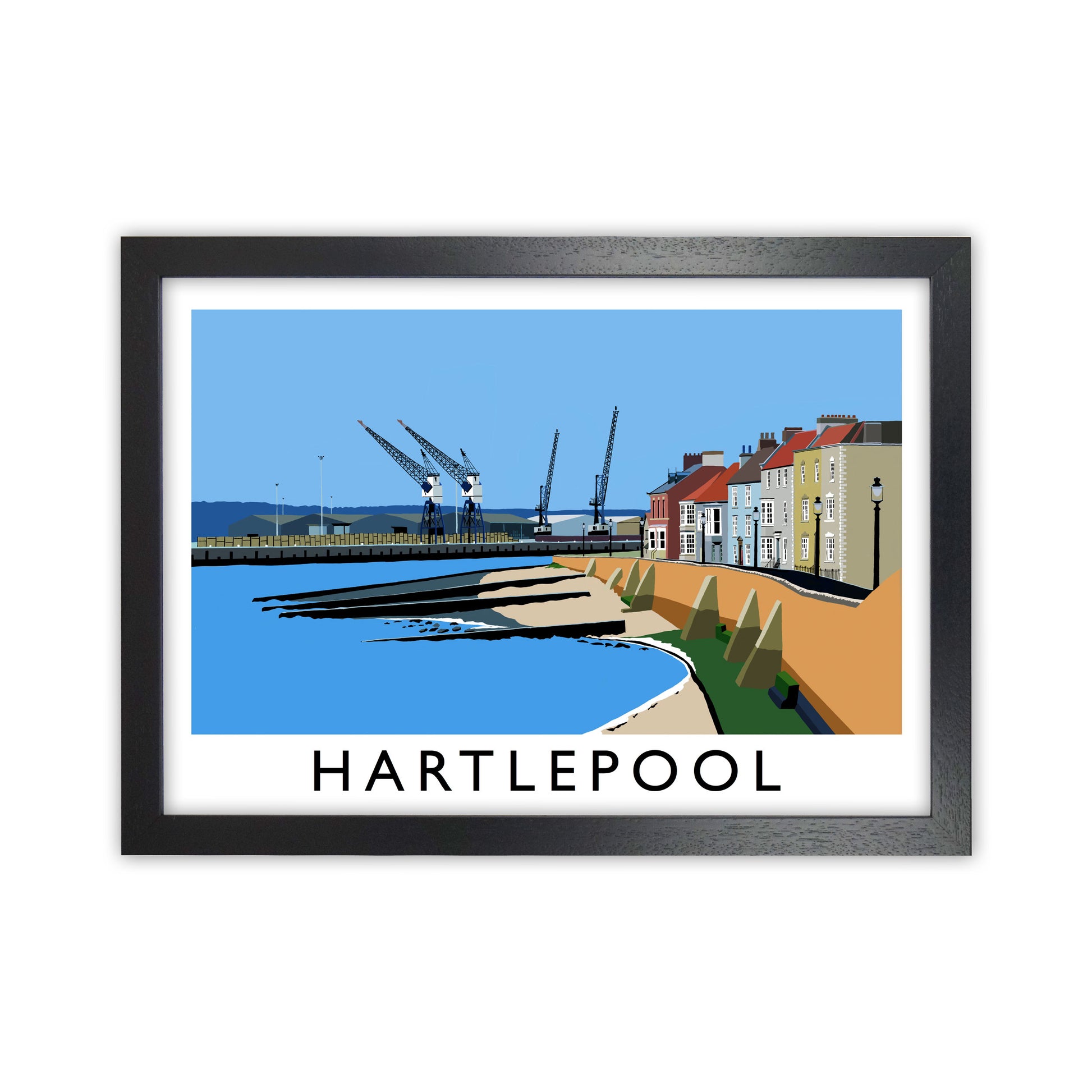 Hartlepool by Richard O'Neill Black Grain