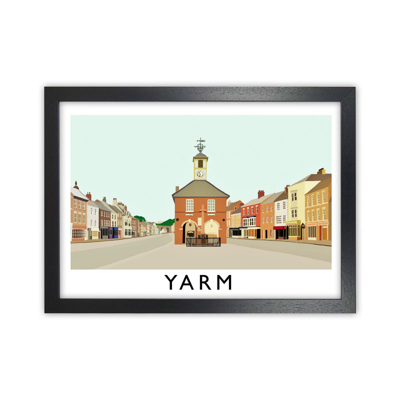 Yarm Art Print by Richard O'Neill, Framed Wall Art Black Grain
