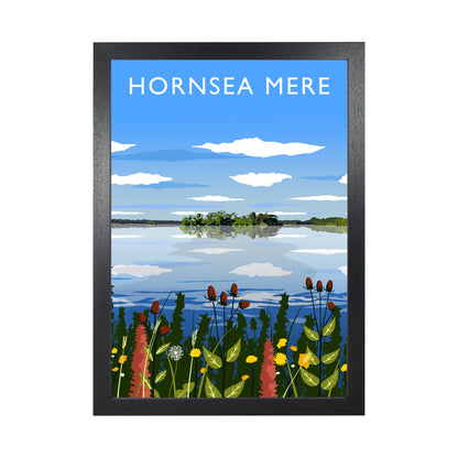 Hornsea Mere portrait by Richard O'Neill Black Grain