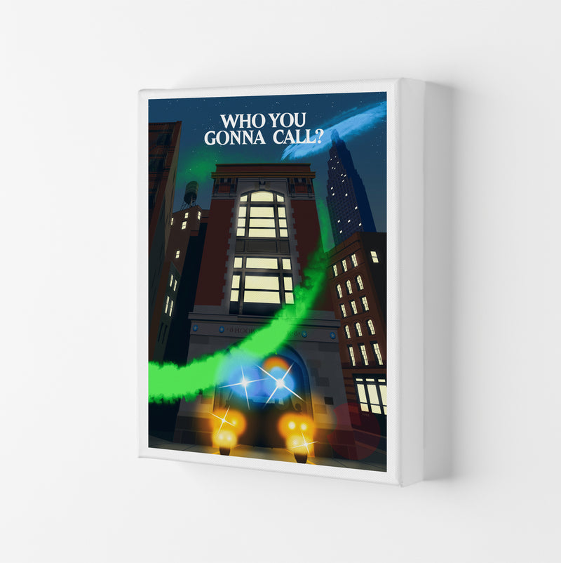 Ghostbusters Night Art Print by Richard O'Neill Canvas