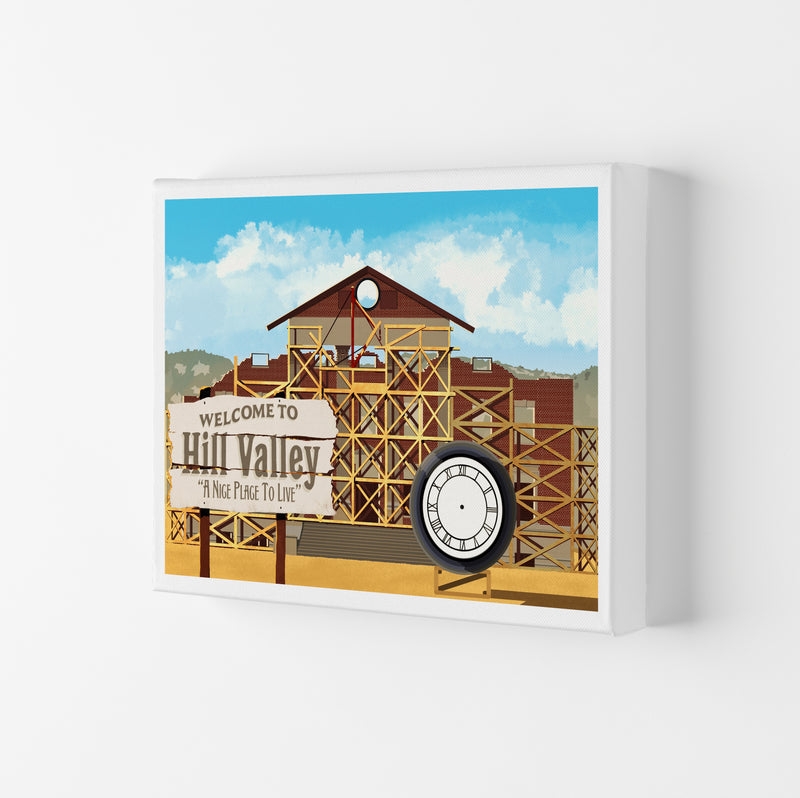 Hill Valley 1885 Art Print by Richard O'Neill Canvas