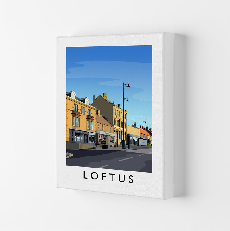 Loftus 3 Portrait Art Print by Richard O'Neill Canvas