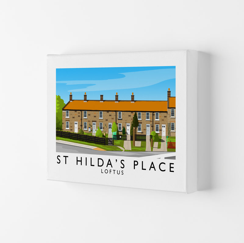St Hilda's Place Art Print by Richard O'Neill Canvas