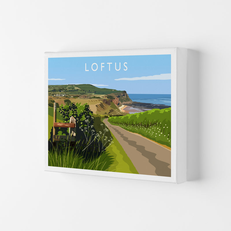 Loftus Travel Art Print by Richard O'Neill Canvas