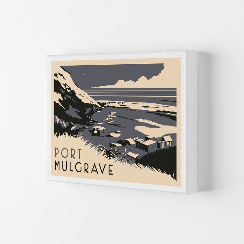 Port Mulgrave Travel Art Print by Richard O'Neill Canvas