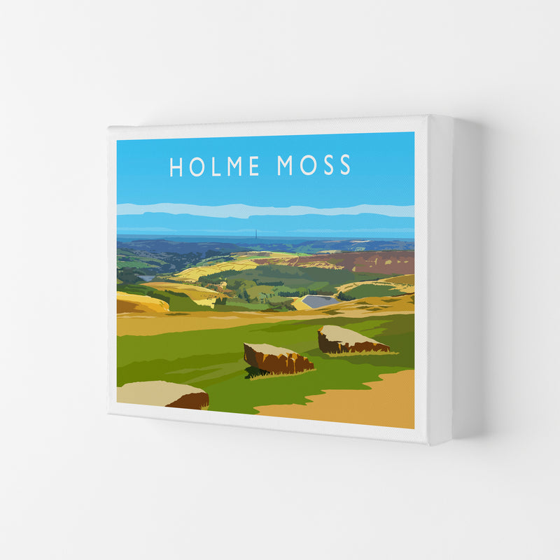 Holme Moss Travel Art Print by Richard O'Neill Canvas