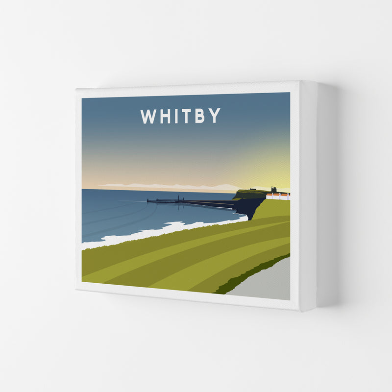 Whitby 5 Travel Art Print by Richard O'Neill Canvas