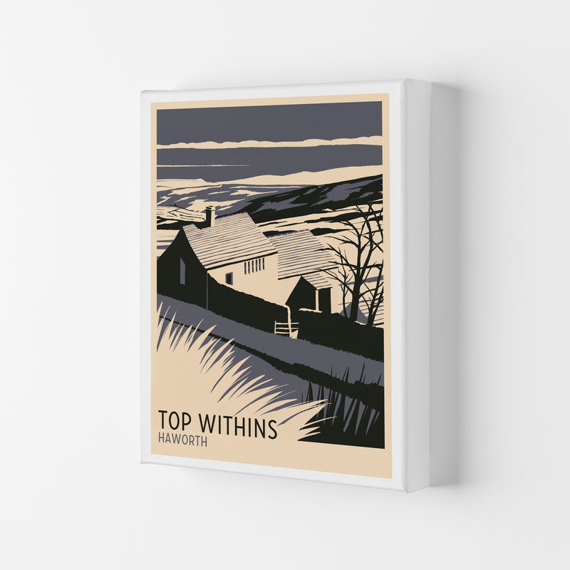 Top Withins portrait Travel Art Print by Richard O'Neill Canvas