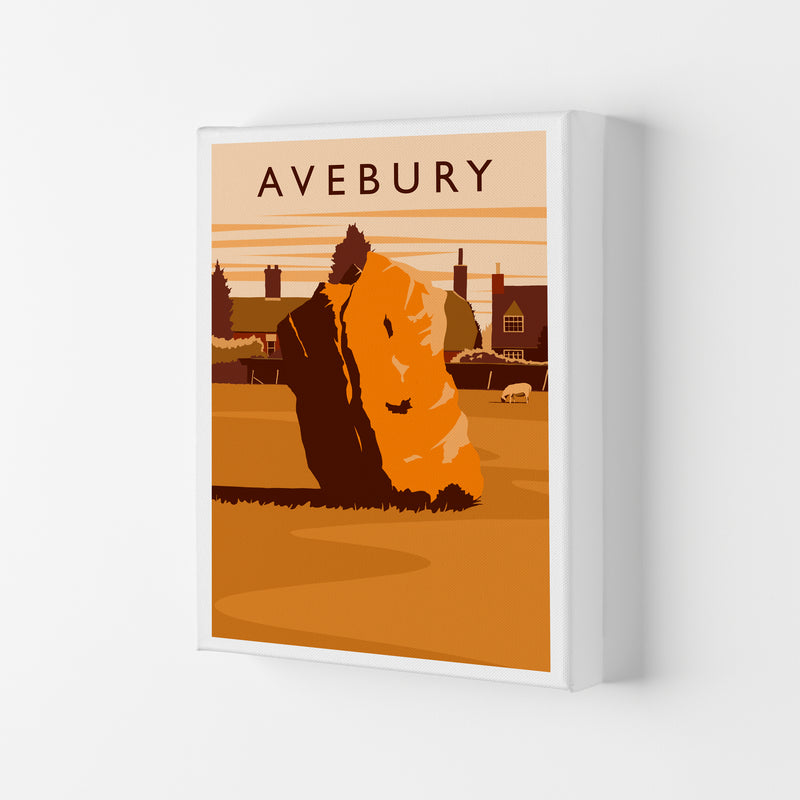 Avebury portrait Travel Art Print by Richard O'Neill Canvas
