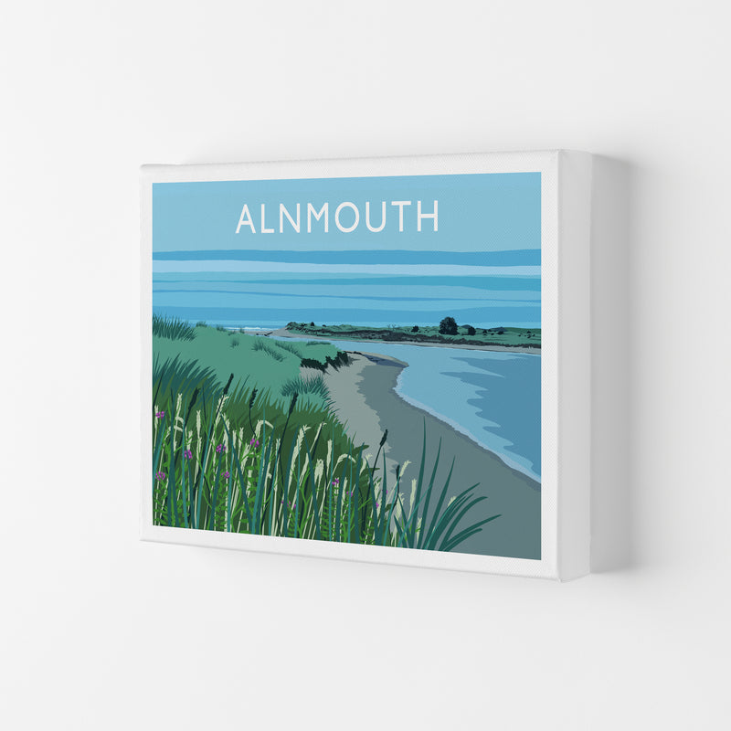 Alnmouth Travel Art Print by Richard O'Neill Canvas