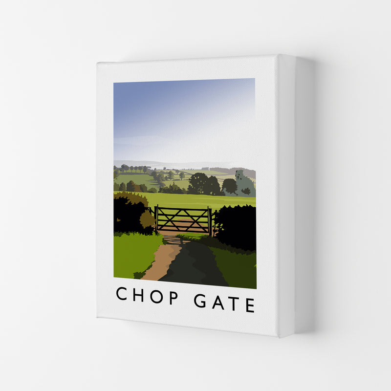Chop Gate portrait Travel Art Print by Richard O'Neill Canvas