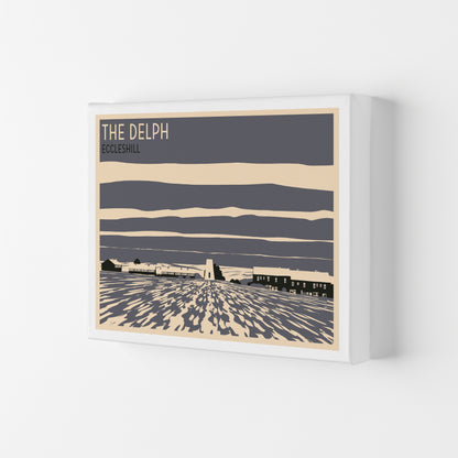 The Delph, Eccleshill Travel Art Print by Richard O'Neill Canvas