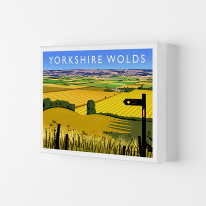 Yorkshire Wolds Travel Art Print by Richard O'Neill Canvas
