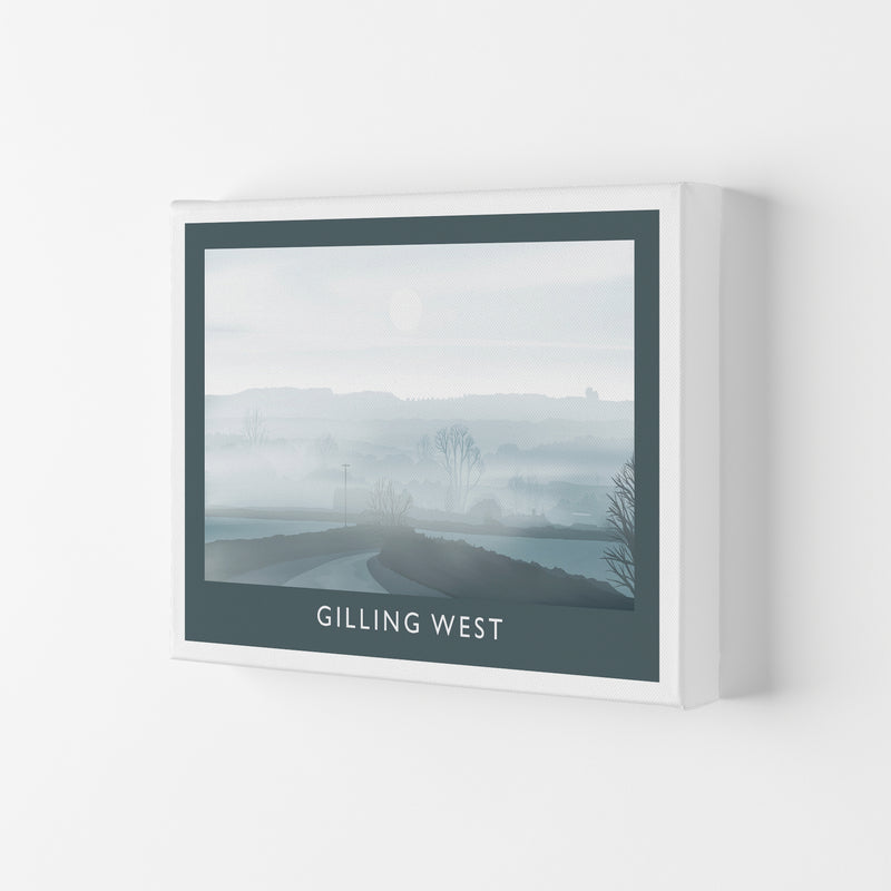 Gilling West (Winter) Travel Art Print by Richard O'Neill Canvas