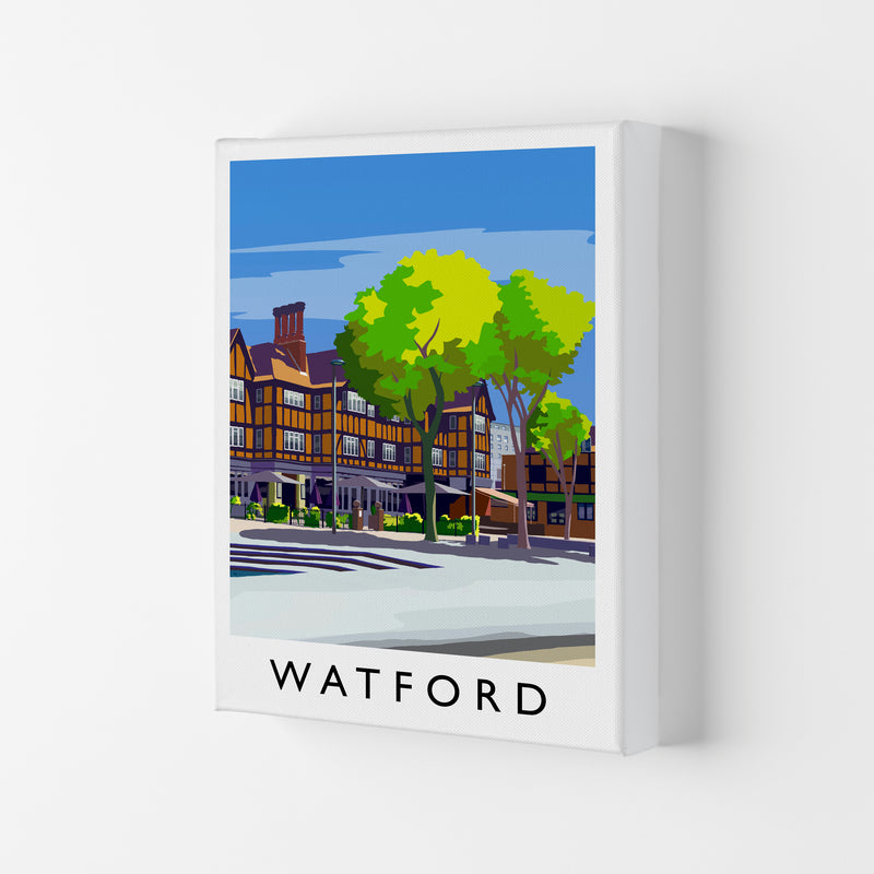 Watford 2 portrait Travel Art Print by Richard O'Neill Canvas