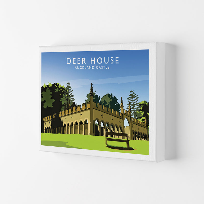 Deer House Travel Art Print by Richard O'Neill Canvas