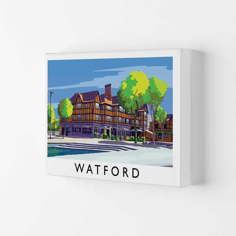 Watford 2 Travel Art Print by Richard O'Neill Canvas
