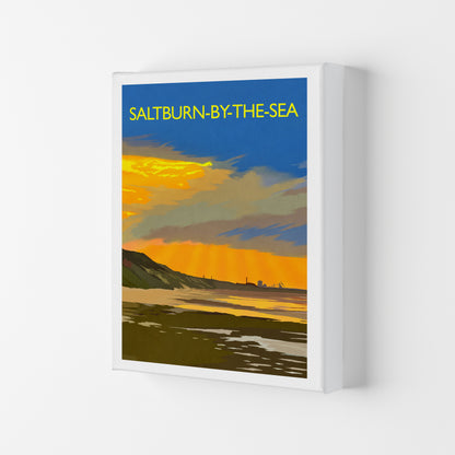 Saltburn-By-The-Sea 4 Portrait Travel Art Print by Richard O'Neill Canvas