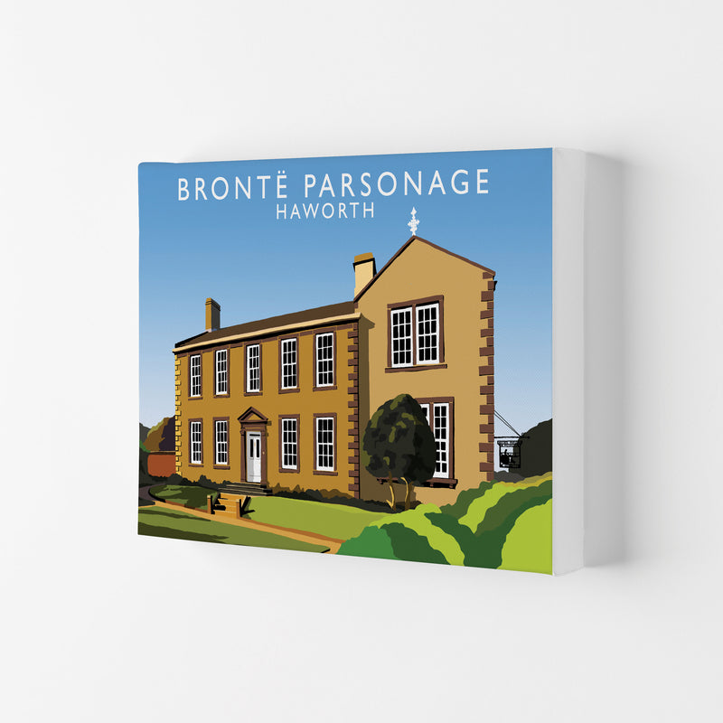 Bronte Parsonage Heworth Framed Digital Art Print by Richard O'Neill Canvas