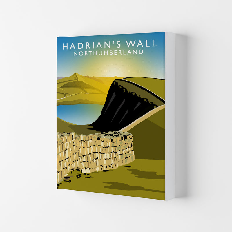 Hadrian's Wall Northumberland Framed Art Print by Richard O'Neill Canvas