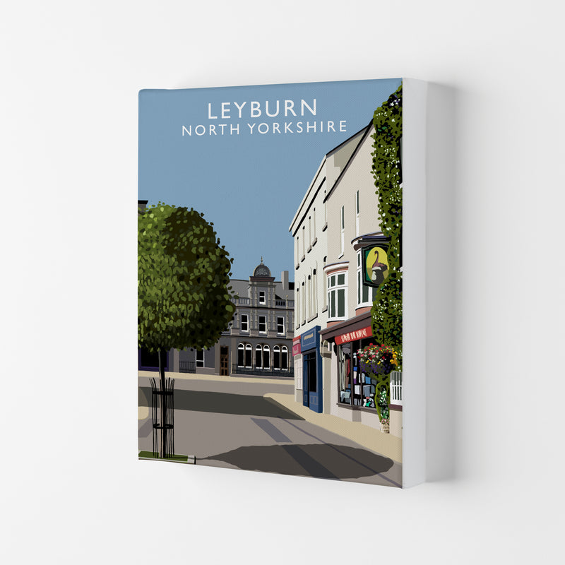 Leyburn North Yorkshire Framed Digital Art Print by Richard O'Neill Canvas