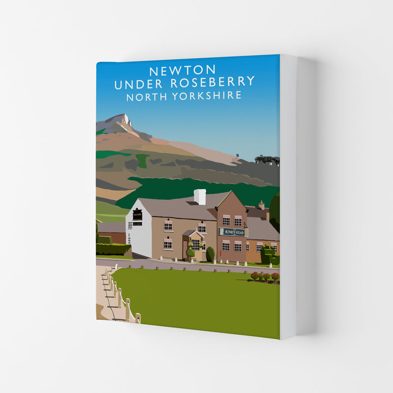 Newton Under Roseberry Art Print by Richard O'Neill Canvas