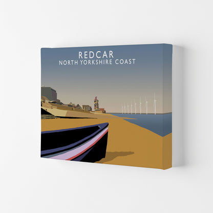Redcar North Yorkshire Coast Art Print by Richard O'Neill Canvas
