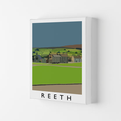 Reeth Art Print by Richard O'Neill Canvas