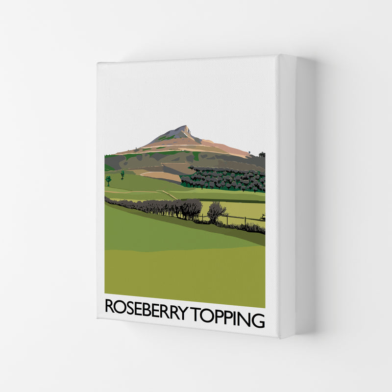 Roseberry Topping Art Print by Richard O'Neill Canvas