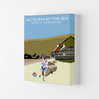 Saltburn-By-The-Sea North Yorkshire Art Print by Richard O'Neill Canvas