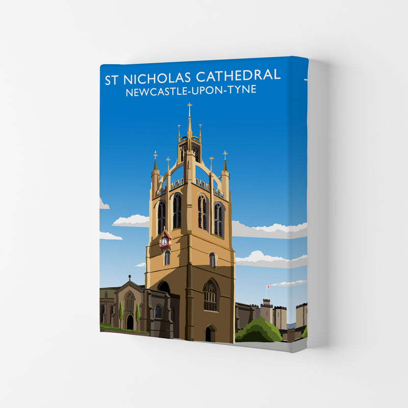 St Nicholas Cathedral Newcastle-Upon-Tyne, Art Print by Richard O'Neill Canvas
