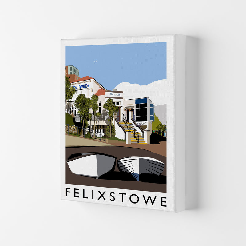 Felixstowe Art Print by Richard O'Neill Canvas