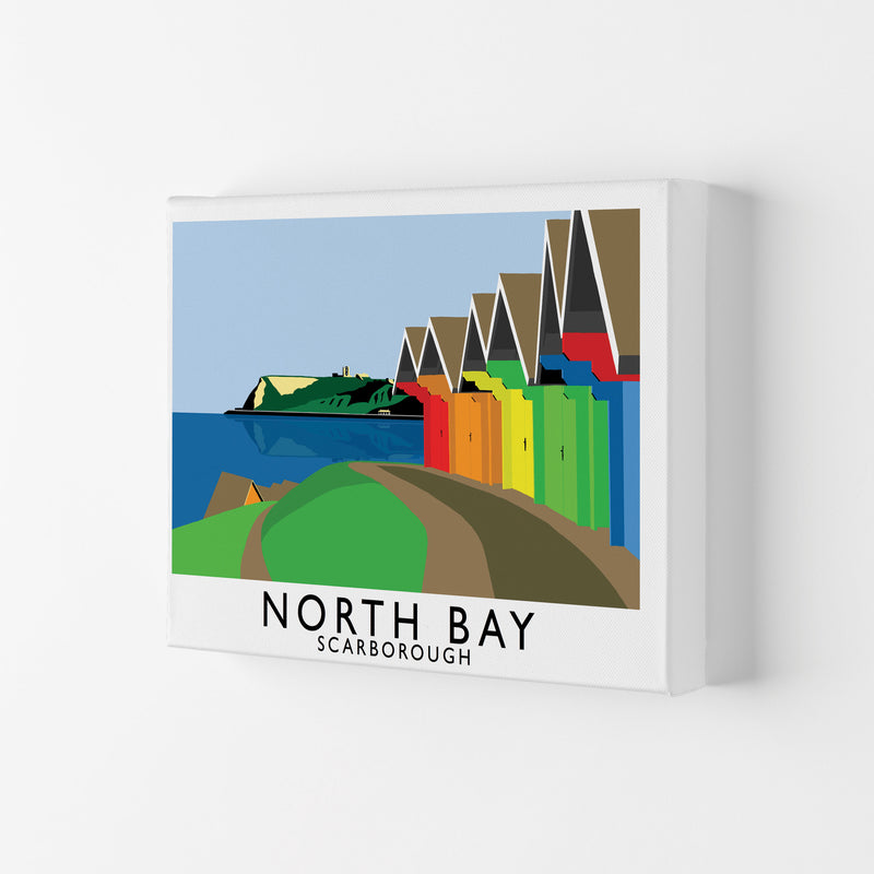 North Bay Scarborough North Yorkshire Coast Art Print by Richard O'Neill Canvas
